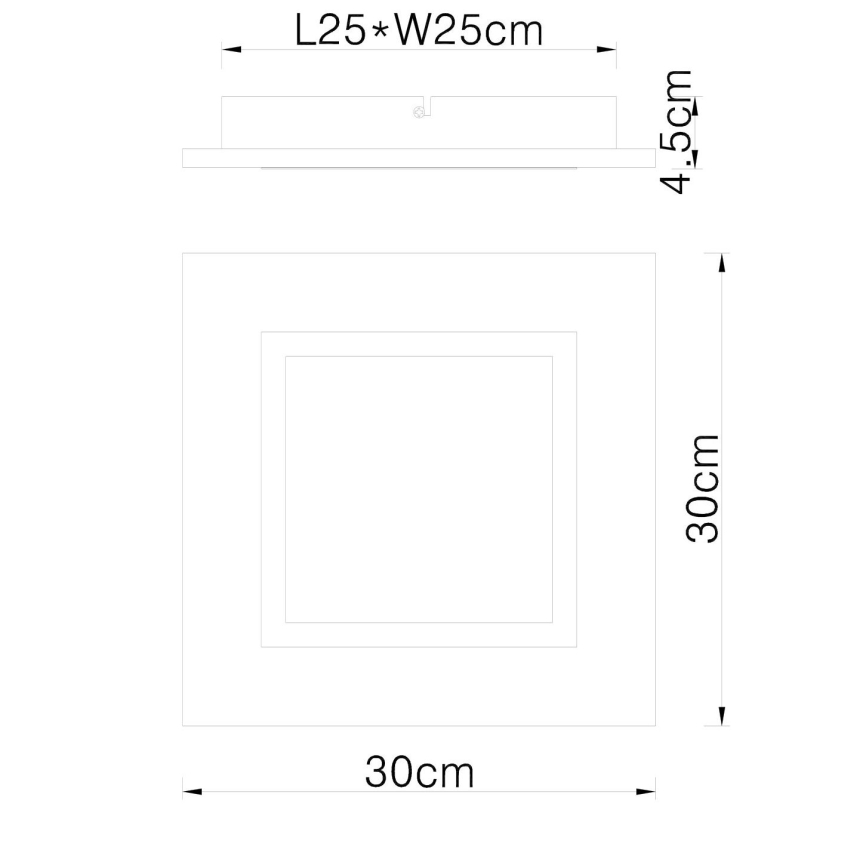 Globo - LED Laevalgusti LED/12W/230V