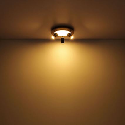 Globo - LED Kohtvalgusti 3xGU10/5W/230V + LED/15W/230V