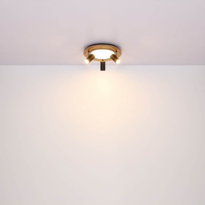 Globo - LED Kohtvalgusti 3xGU10/5W/230V + LED/15W/230V
