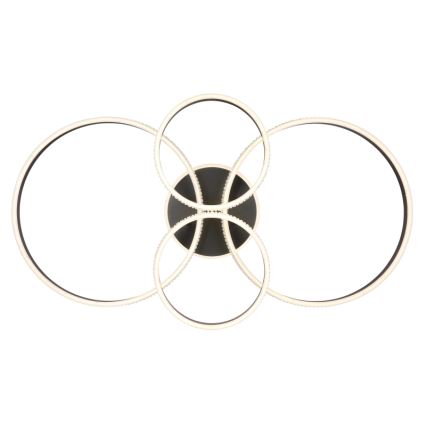Globo - LED Laevalgusti LED/39W/230V 2700/4500/6500K 106x60 cm antratsiit