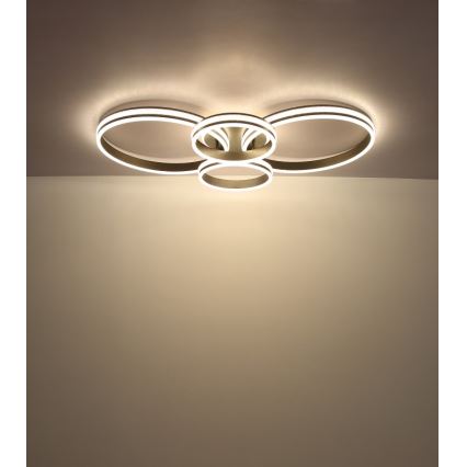 Globo - LED Laevalgusti LED/39W/230V 2700/4500/6500K 106x60 cm antratsiit