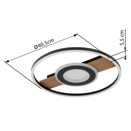 Globo - LED Laevalgusti LED/24W/230V