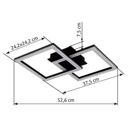 Globo - LED Laevalgusti LED/20W/230V