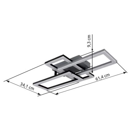 Globo - LED Laevalgusti LED/24W/230V