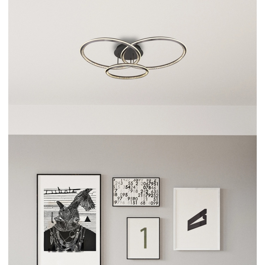 Globo - LED hämardatav laelamp LED/72W/230V 2700-6000K 109,5x80,5 cm + kaugjuhtimispult