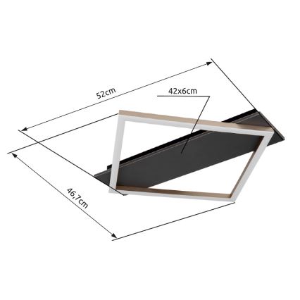 Globo - LED Laevalgusti LED/18W/230V
