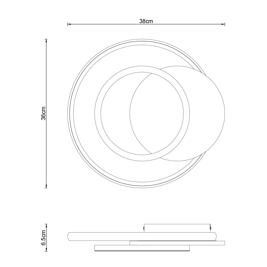 Globo - LED Laevalgusti LED/24W/230V