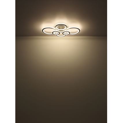 Globo - LED Hämardatav laevalgusti LED/60W/230V 2700-6000K 56x78 cm antratsiit + kaugjuhtimispult