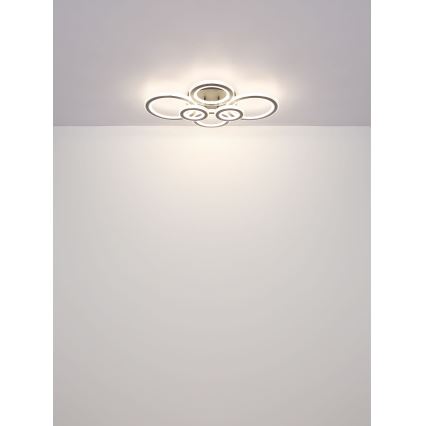 Globo - LED Hämardatav laevalgusti LED/60W/230V 2700-6000K 56x78 cm antratsiit + kaugjuhtimispult