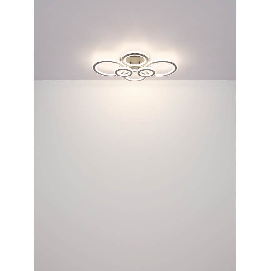 Globo - LED Hämardatav laevalgusti LED/60W/230V 2700-6000K 56x78 cm antratsiit + kaugjuhtimispult