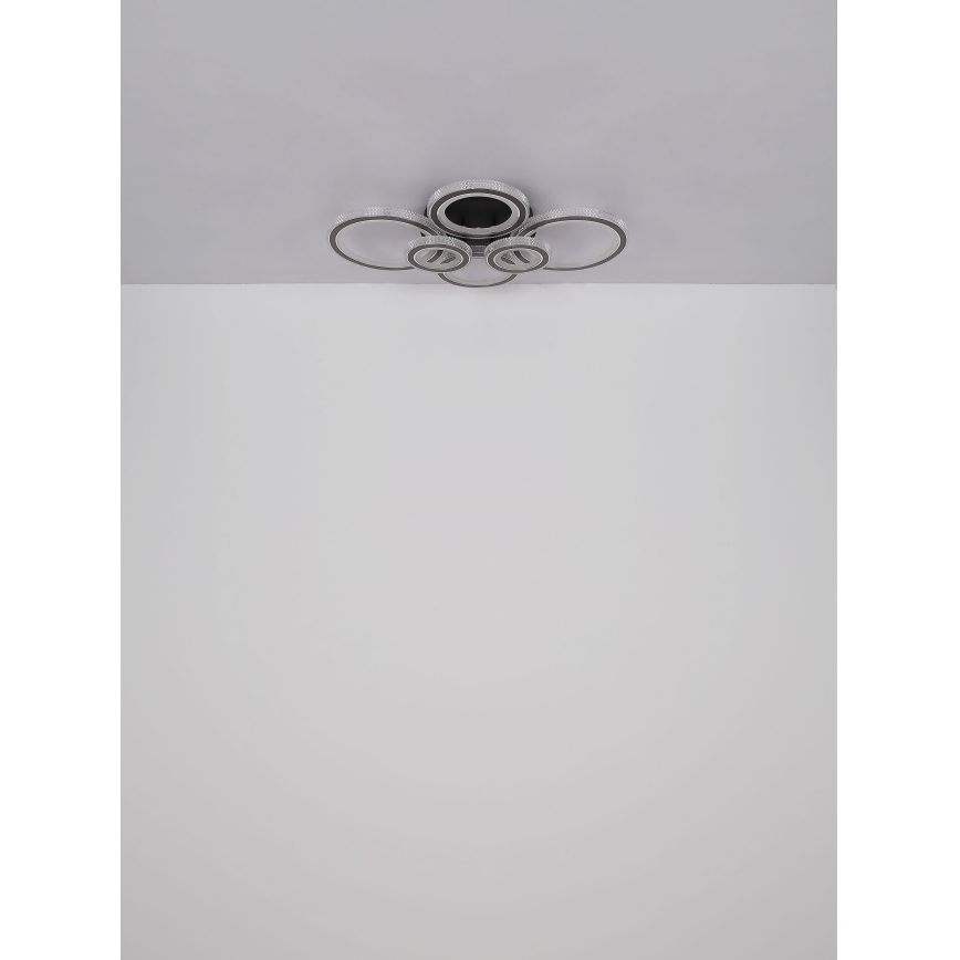 Globo - LED Hämardatav laevalgusti LED/60W/230V 2700-6000K 56x78 cm antratsiit + kaugjuhtimispult