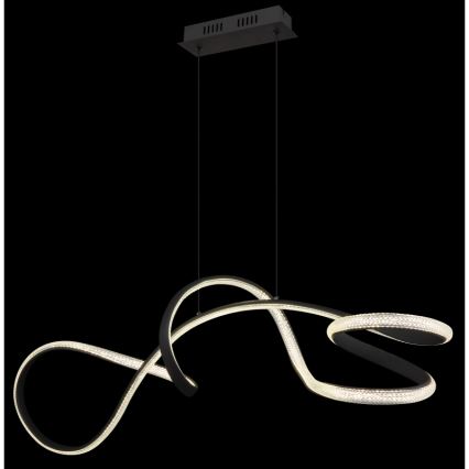 Globo - LED Lühter LED/40W/230V must