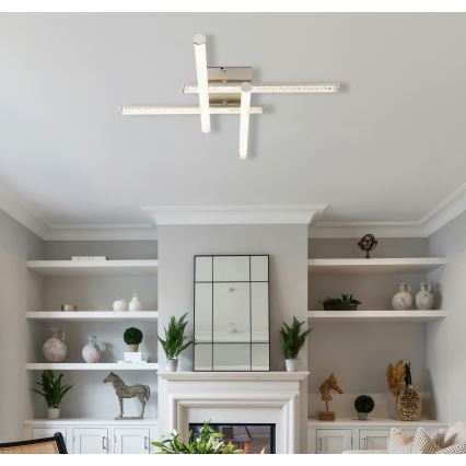 Globo - LED Laevalgusti LED/24W/230V 4000K matt kroom