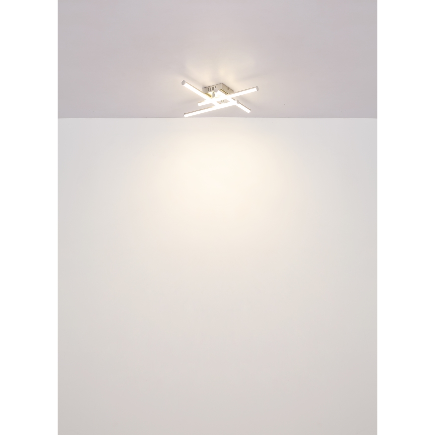 Globo - LED Laevalgusti LED/24W/230V 4000K matt kroom