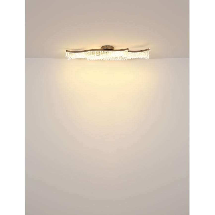 Globo - LED Laevalgusti LED/35W/230V 3200K 18x108 cm kuldne