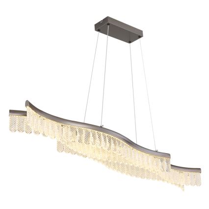 Globo - LED Lühter LED/35W/230V 3200K matt kroom
