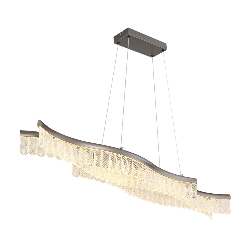 Globo - LED Lühter LED/35W/230V 3200K matt kroom