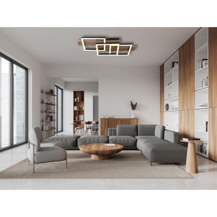 Globo - LED Laevalgusti LED/24W/230V 3000K 33x58 cm pruun/must