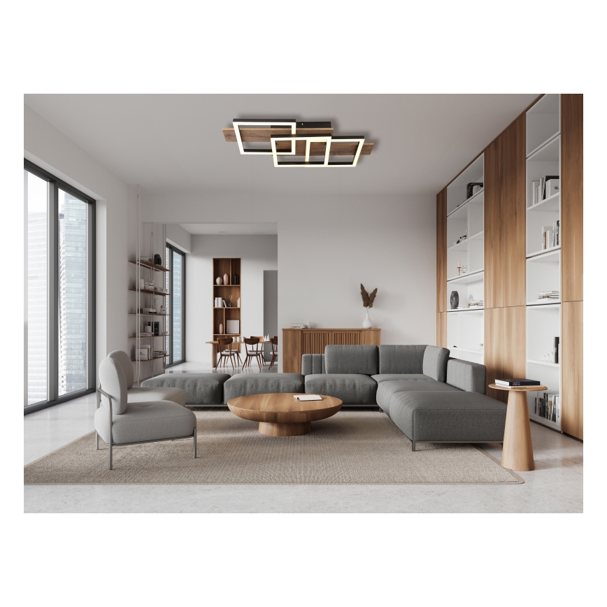 Globo - LED Laevalgusti LED/24W/230V 3000K 33x58 cm pruun/must