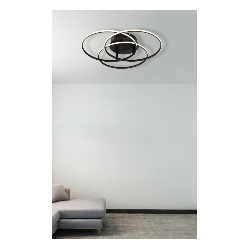 Globo - LED Laevalgusti LED/40W/230V 4000K d. 45,6 cm must
