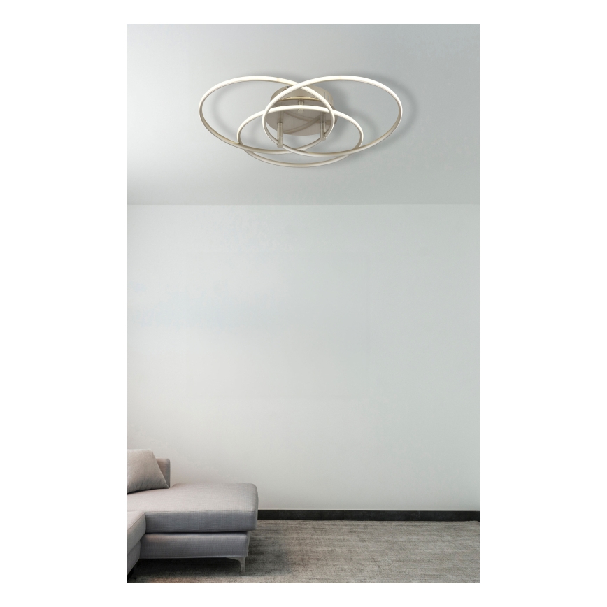 Globo - LED Laevalgusti LED/40W/230V 4000K d. 45,6 cm matt kroom