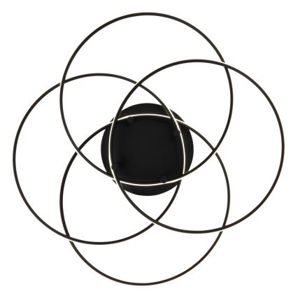 Globo - LED Laevalgusti LED/55W/230V 4000K d. 51,5 cm must