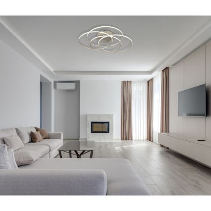Globo - LED Laevalgusti LED/55W/230V 4000K d. 51,5 cm matt kroom