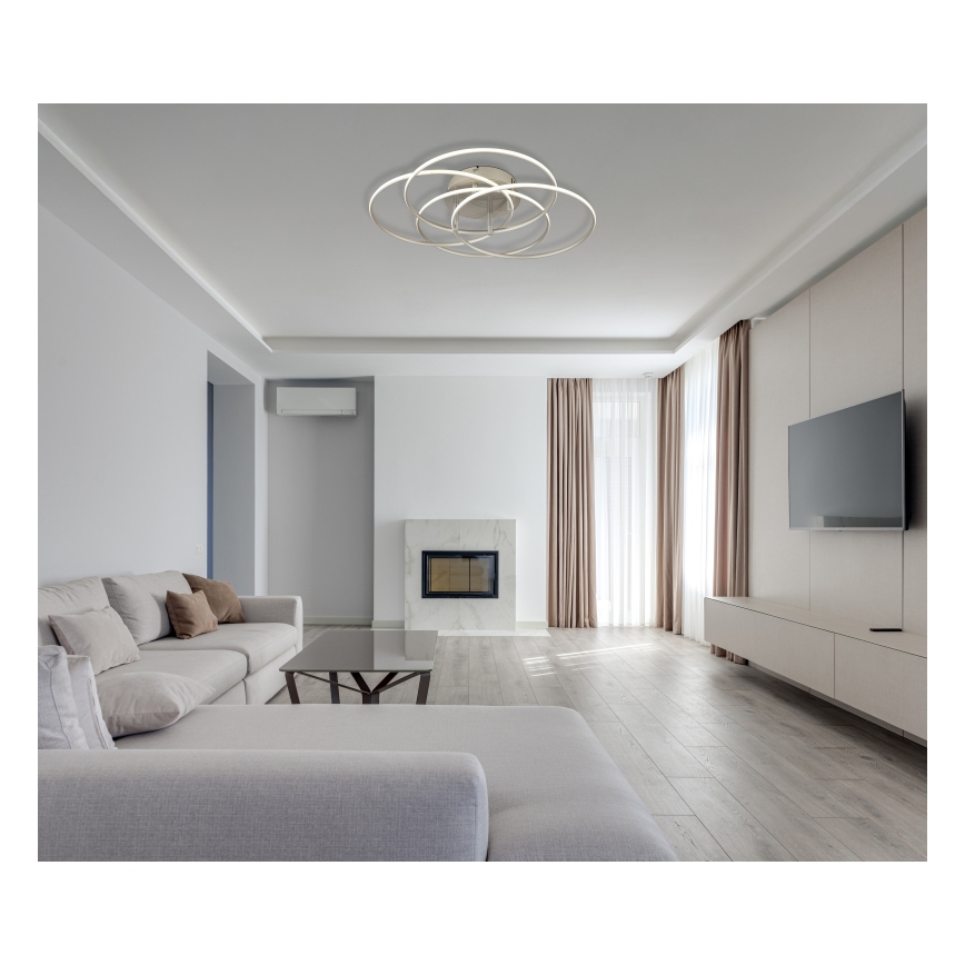 Globo - LED Laevalgusti LED/55W/230V 4000K d. 51,5 cm matt kroom