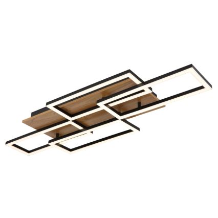 Globo - hämardatav LED-laelamp LED/40W/230V 2700-6500K 32,5x87,5 cm pruun/must + kaugjuhtimispult