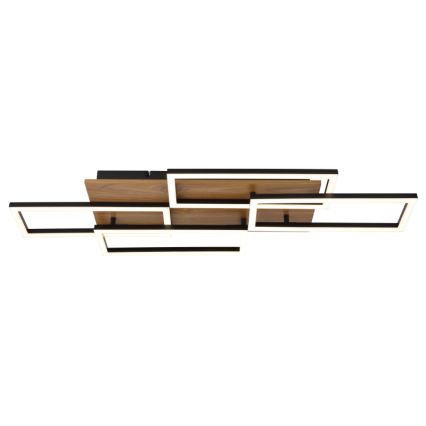 Globo - hämardatav LED-laelamp LED/40W/230V 2700-6500K 32,5x87,5 cm pruun/must + kaugjuhtimispult