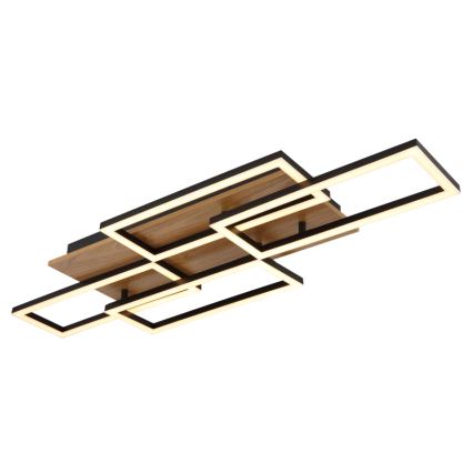 Globo - hämardatav LED-laelamp LED/40W/230V 2700-6500K 32,5x87,5 cm pruun/must + kaugjuhtimispult
