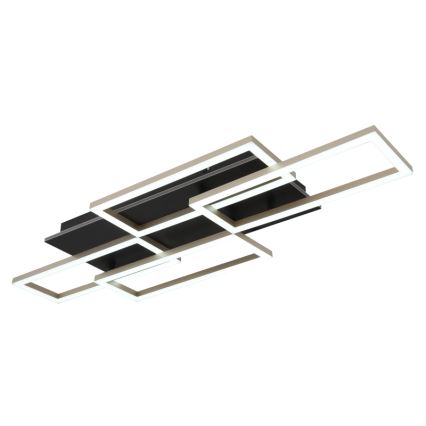Globo - LED Hämardatav laelamp LED/40W/230V 2700-6500K 32,5x87,5 cm must + kaugjuhtimispult