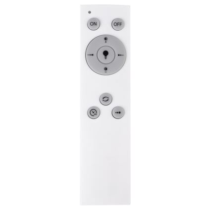 Globo - LED Hämardatav laelamp LED/40W/230V 2700-6500K 32,5x87,5 cm must + kaugjuhtimispult