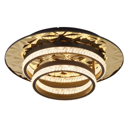 Globo - LED Laevalgusti LED/24W/230V 3000K 40x50,5 cm must/kuldne
