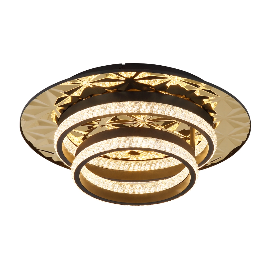Globo - LED Laevalgusti LED/24W/230V 3000K 40x50,5 cm must/kuldne
