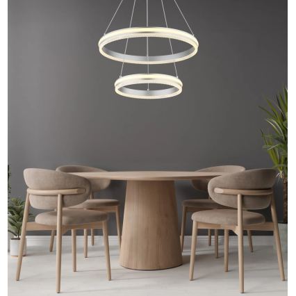 Globo - Hämardatav LED-lühter kaablil LED/60W/230V 2700-6000K + kaugjuhtimispult