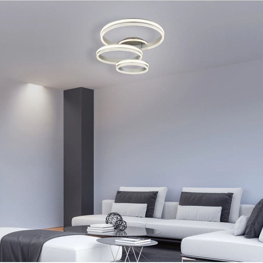Globo - hämardatav LED-laelamp LED/72W/230V 2700-6000K hõbedane + kaugjuhtimispult