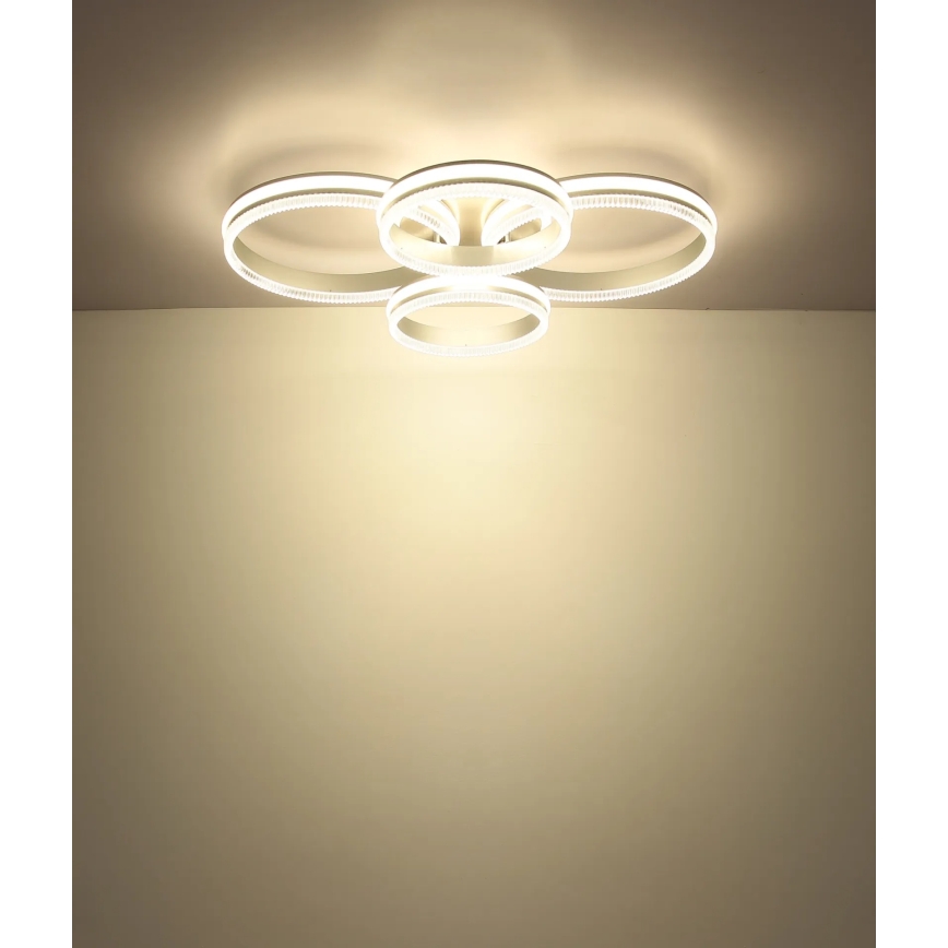 Globo - LED hämardatav laelamp LED/90W/230V 2700-6000K hõbedane + kaugjuhtimispult