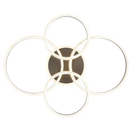 Globo - LED hämardatav laelamp LED/90W/230V 2700-6000K hõbedane + kaugjuhtimispult