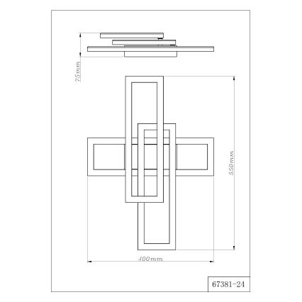 Globo - LED laelamp LED/24W/230V 3000/4000/6000K