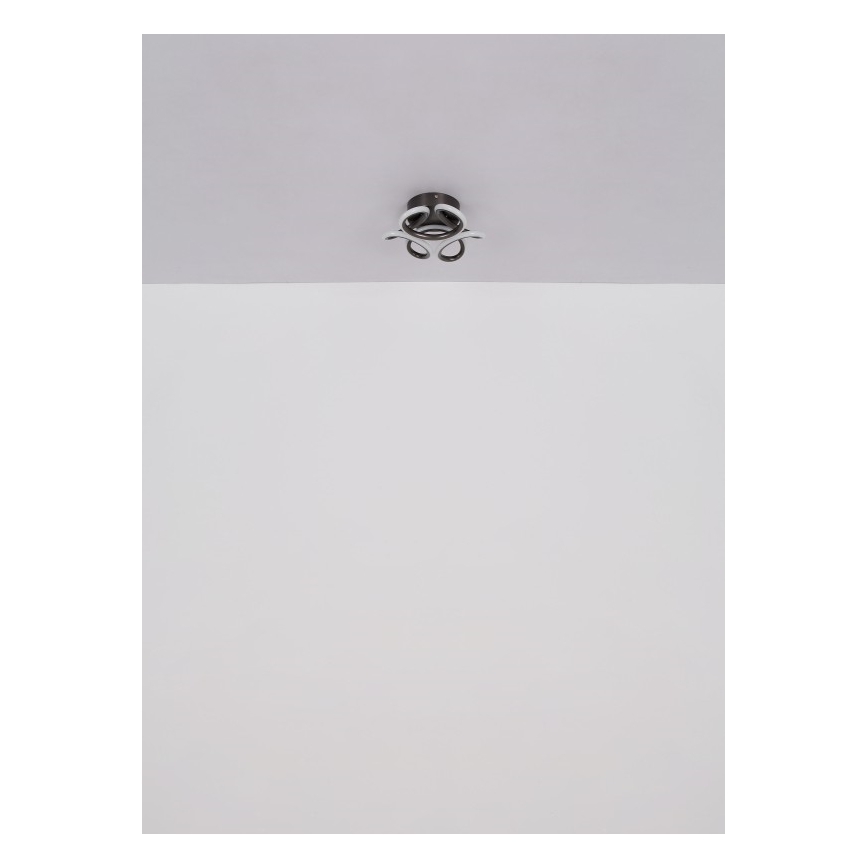 Globo - LED Laevalgusti LED/24W/230V 2700/4000/6000K d. 26 cm must