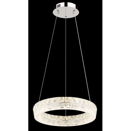 Globo - hämardatav LED-lühter riputuskaabliga LED/24W/230V 2700-6000K läbipaistev + kaugjuhtimispult