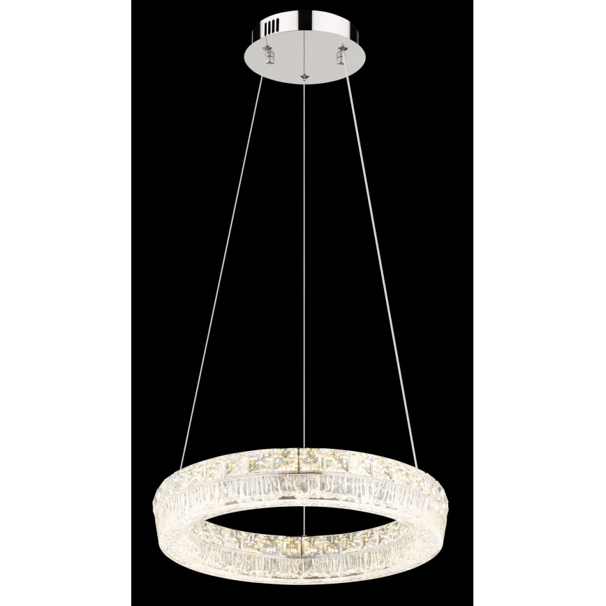 Globo - hämardatav LED-lühter riputuskaabliga LED/24W/230V 2700-6000K läbipaistev + kaugjuhtimispult
