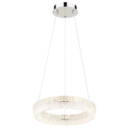 Globo - hämardatav LED-lühter riputuskaabliga LED/24W/230V 2700-6000K läbipaistev + kaugjuhtimispult