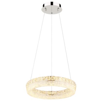 Globo - hämardatav LED-lühter riputuskaabliga LED/24W/230V 2700-6000K läbipaistev + kaugjuhtimispult
