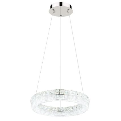 Globo - hämardatav LED-lühter riputuskaabliga LED/24W/230V 2700-6000K läbipaistev + kaugjuhtimispult