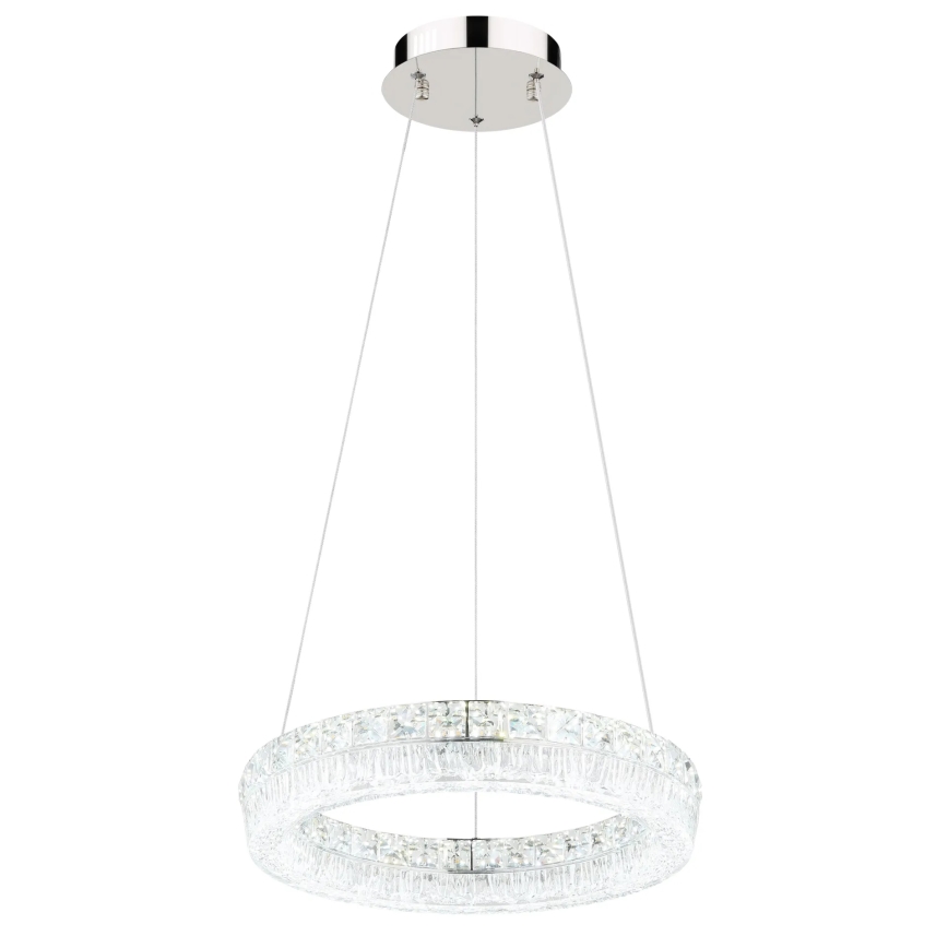 Globo - hämardatav LED-lühter riputuskaabliga LED/24W/230V 2700-6000K läbipaistev + kaugjuhtimispult