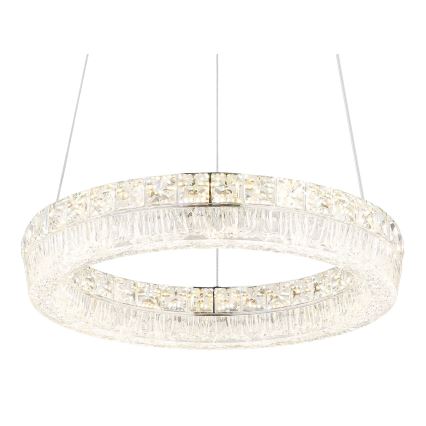 Globo - hämardatav LED-lühter riputuskaabliga LED/24W/230V 2700-6000K läbipaistev + kaugjuhtimispult