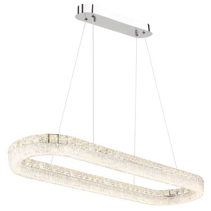 Globo - LED-hämardatav kaabliga rippvalgusti LED/40W/230V 2700-6000K läbipaistev + kaugjuhtimispultiga