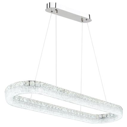 Globo - LED-hämardatav kaabliga rippvalgusti LED/40W/230V 2700-6000K läbipaistev + kaugjuhtimispultiga